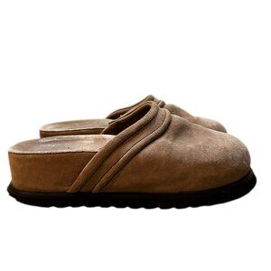 Free People Milo Everyday Mule Oyster Suede Women's Platform